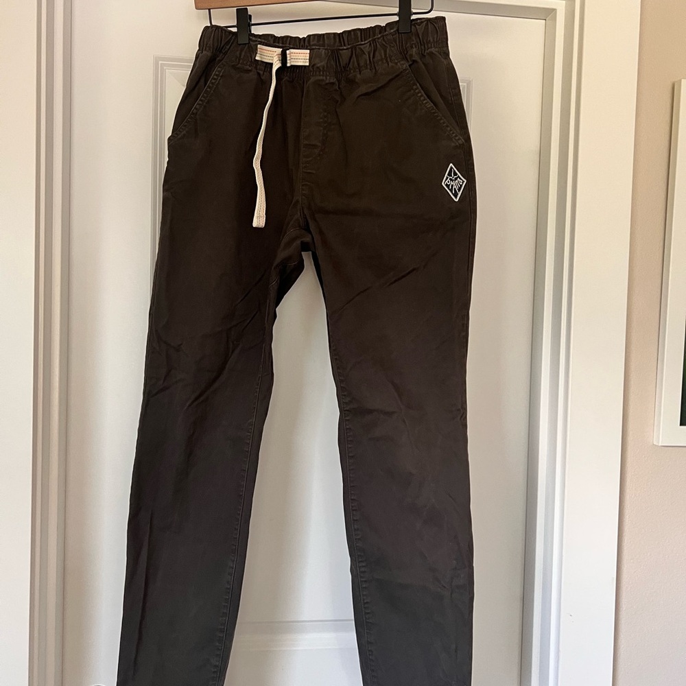 Men's Prana pull on elastic waist casual pants